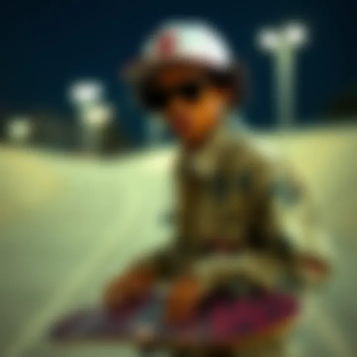 Cultural Influence of Skateboard Fashion Artistic representation of skateboard culture's influence