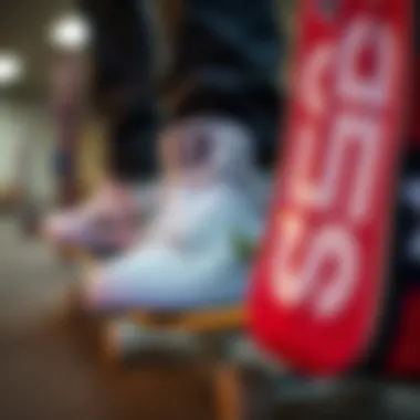 Stylish Footwear and Accessories for Skaters Close-up of stylish skate shoes and accessories