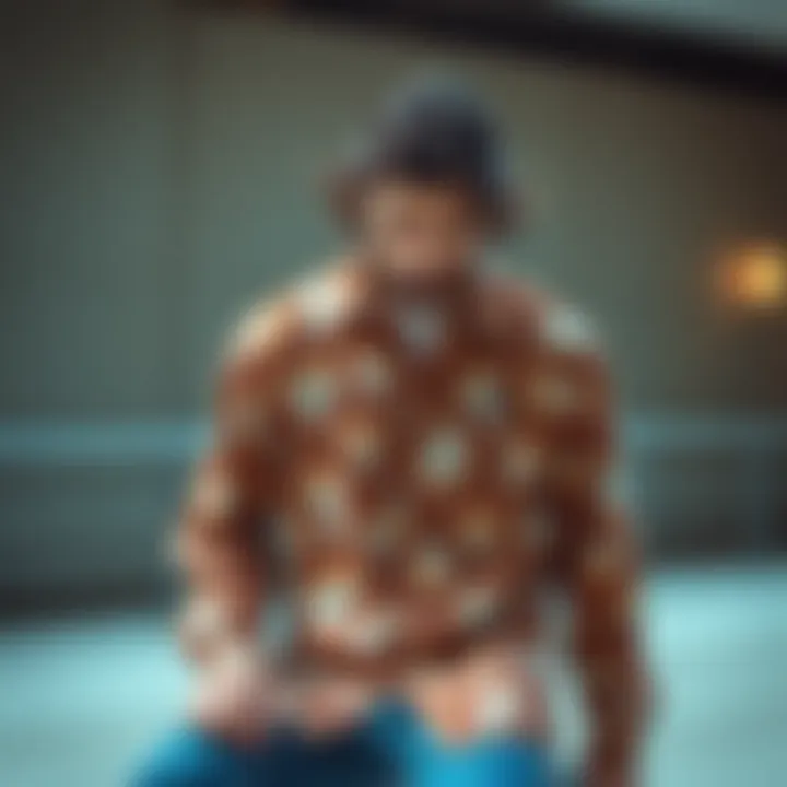 Diverse styling options for mushroom button-up shirts