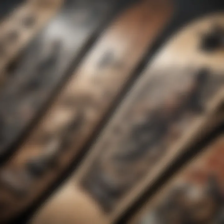 Evolution of printing techniques on skateboard decks