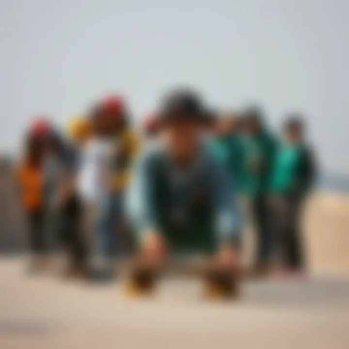 Group of skaters wearing various Goorin Bros hats