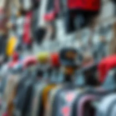 Creative Display of Indie Accessories A close-up of unique indie accessories displayed creatively