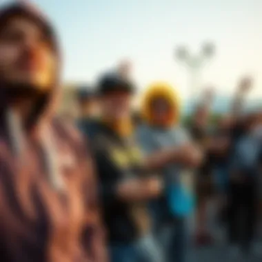 A group of fans expressing their love for Vans and South Park.