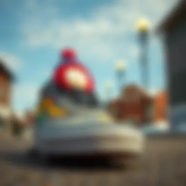 Vans footwear showcasing unique designs influenced by South Park.