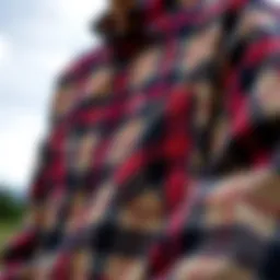 Vans flannel design showcasing unique patterns and textures