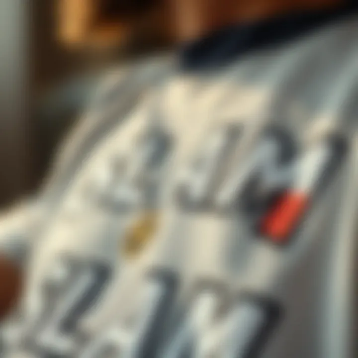 Design Details of Slam Magazine Tee Close-up of unique design elements on a Slam Magazine tee