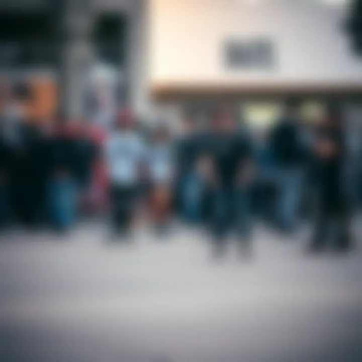 Skate Community: A Cultural Melange Community gathering at a skate event