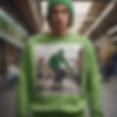 Eco-friendly brands offering stylish green crewnecks