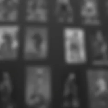 Evolution of Skateboarding Styles Historical collage of skateboarding styles and print black shirts throughout the years