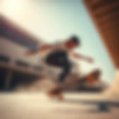 Dynamic Skateboarding with Termite Skateboards Skateboarder performing a trick on a termite skateboard