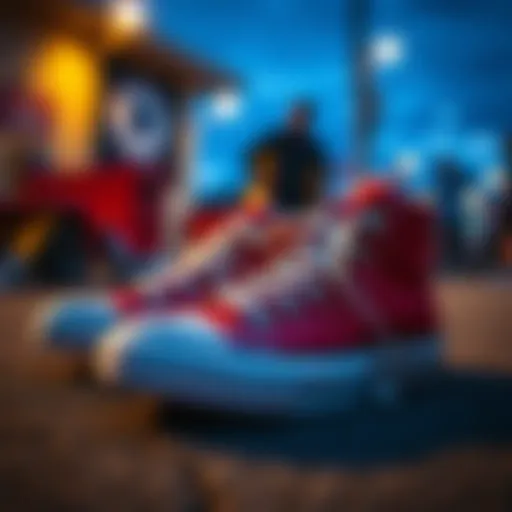 Classic Converse Chuck Taylor sneakers displayed prominently