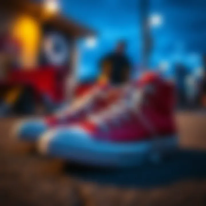 Classic Converse Chuck Taylor sneakers displayed prominently