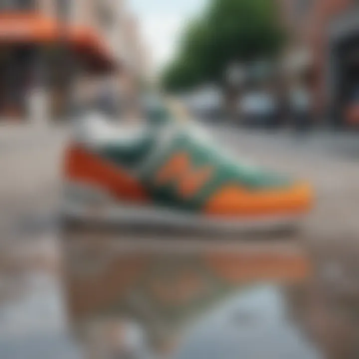 Exploring the New Balance 574 in Green and Orange Summary