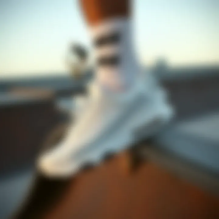 Cultural Significance of the Nike RYZ White Nike RYZ White integrated into skate culture setting