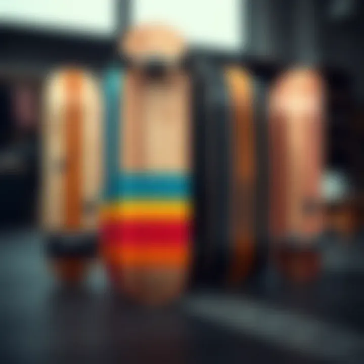 Comparison of Longboard Decks Comparison chart of various longboard decks highlighting differences