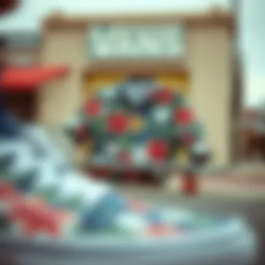 Historical Vans Advertisement Historical advertisement featuring Vans flower shirt