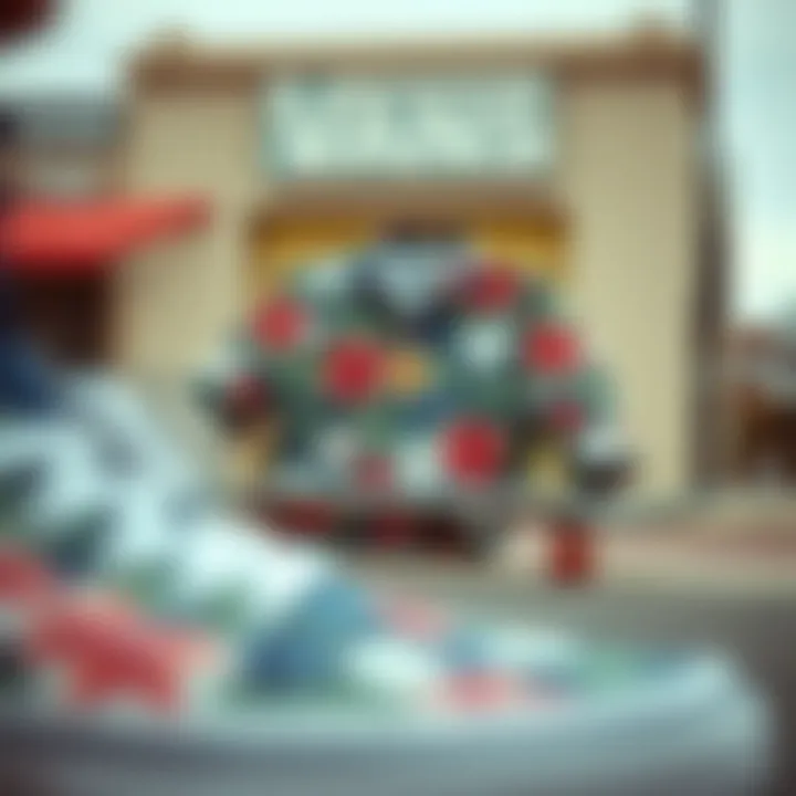 Historical Vans Advertisement Historical advertisement featuring Vans flower shirt