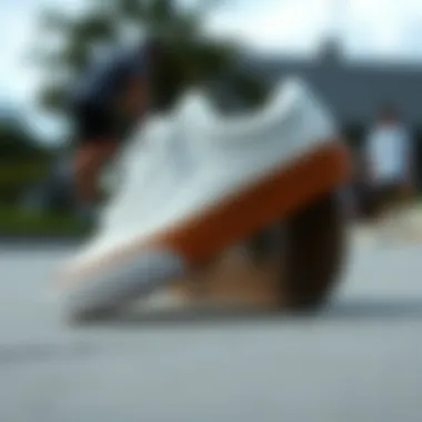 Sleek Design of Vans Old Skool Gum Sole Vans Old Skool Gum Sole showcasing its sleek design