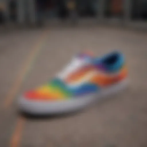 Vans Rainbow Lace design showcasing vibrant colors