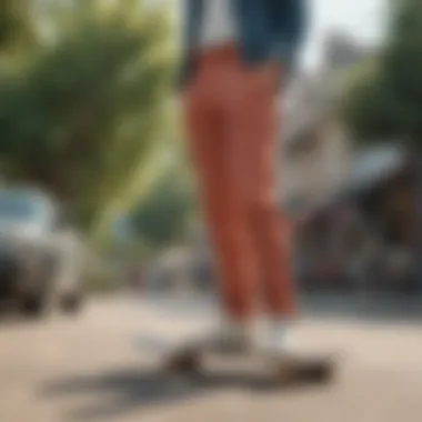 Outdoor Vibes: Casual Chino Pants Style Relaxed chino pants in a casual outdoor setting