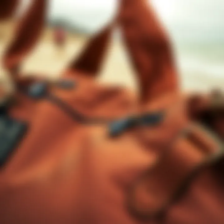 Unique Fabric Material of the Dickies Hybrid Tote Detail of the unique fabric used in Dickies Hybrid Tote