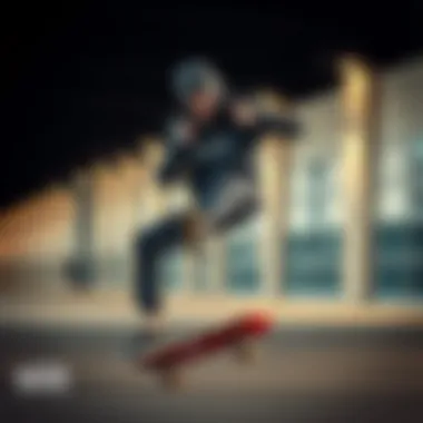 Dynamic skateboarder showcasing Vans apparel