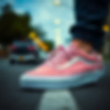 Comparison between Vans Old Skool pink suede and other sneaker models