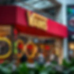 Exterior view of Vans Store showcasing its vibrant signage