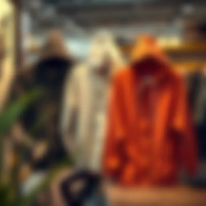 Trendy Cardigan Hoodie Styles in a Boutique Trendy cardigan hoodie styles on display in a boutique