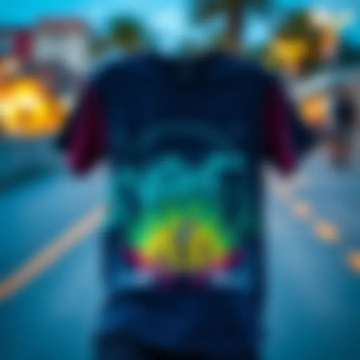 Vibrant Skateboard T-Shirt Designs Vibrant skateboard t-shirt designs showcasing youth culture