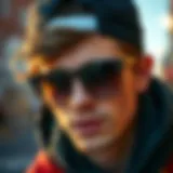 Contemporary Eyewear Trends Trendy eyewear showcasing contemporary styles