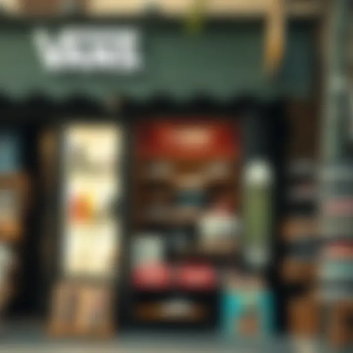 A cozy local shop showcasing Vans products