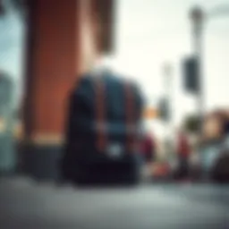 Herschel backpack showcasing sleek design and urban aesthetic