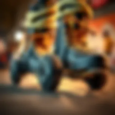 Craftsmanship and Material Quality of Jackson Vista Skates Close-up of Jackson Vista skates highlighting the quality materials and craftsmanship