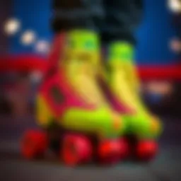 Stylish design of Jackson Vista skates showcasing vibrant colors and sleek lines