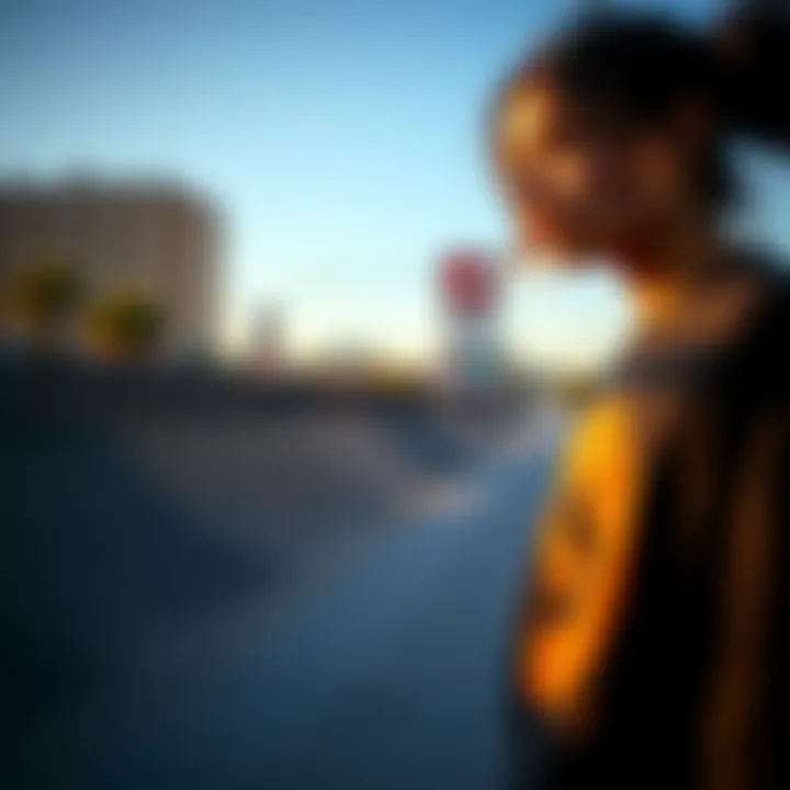 Fashionable layering with black long sleeve t-shirt