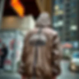 Lurking Class windbreaker showcased in an urban skate environment