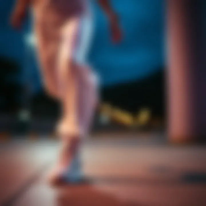 Athletic Performance with Nike Joggers Athletic performance showcasing Nike joggers in action