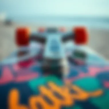 Rodney Mullen's Signature Model Close-up of Mullen's signature skateboard model