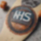 NHS Skateboard Company logo showcasing brand identity