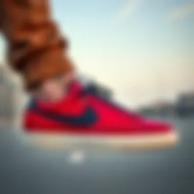 Fashion Versatility of Nike Blazer Fashion-forward outfit featuring Nike Blazer shoes