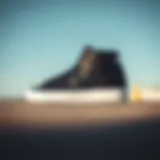 Sleek Profile View Sleek profile view of the Nike SB Zoom Blazer Mid Premium in Black