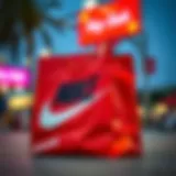 Nike shopping bag as a cultural icon in skateboarding