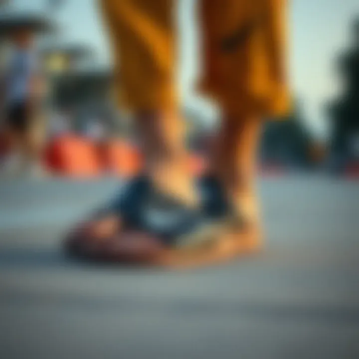 Nike slides integrated into casual skate culture