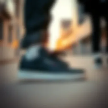 The Reebok Club C Double Sneaker paired with fashionable attire illustrating its versatility