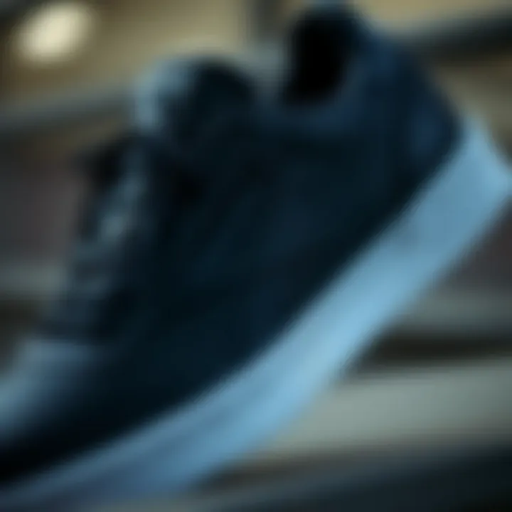 Detailed look at the materials used in the Reebok Club C Double Sneaker construction