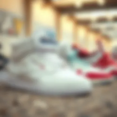 Comparative Analysis of Iconic Footwear Comparison of the Reebok Freestyle Hi with other iconic footwear