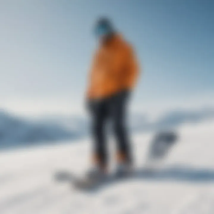 Ripndip snowboard gear displayed in a snowy landscape