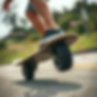 Safety First: Examining the Features of One-Wheel Skateboards Safety features of a one-wheel skateboard highlighted