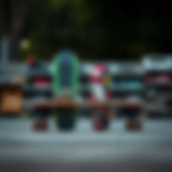 Comparing Deck Sizes for Optimal Support Skateboard showcasing various deck sizes